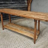 Industrial workbench washbasin table kitchen island 50 x 175 cm