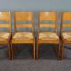 Suite of 4 dining chairs Hague School