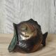 Cendrier poisson bronze