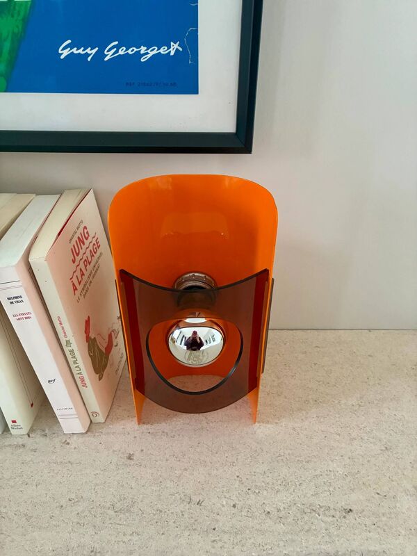 Applique 60's en métal et plexiglas - 1960.