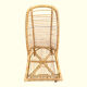 Ensemble bureau et chaise en bambou et rotin, vers 1970
