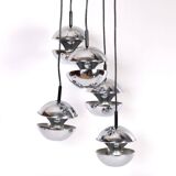 Space Age Kaiser Leuchten ceiling light 1970 living room lamp / pop art ball