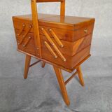 Vintage solid walnut worker