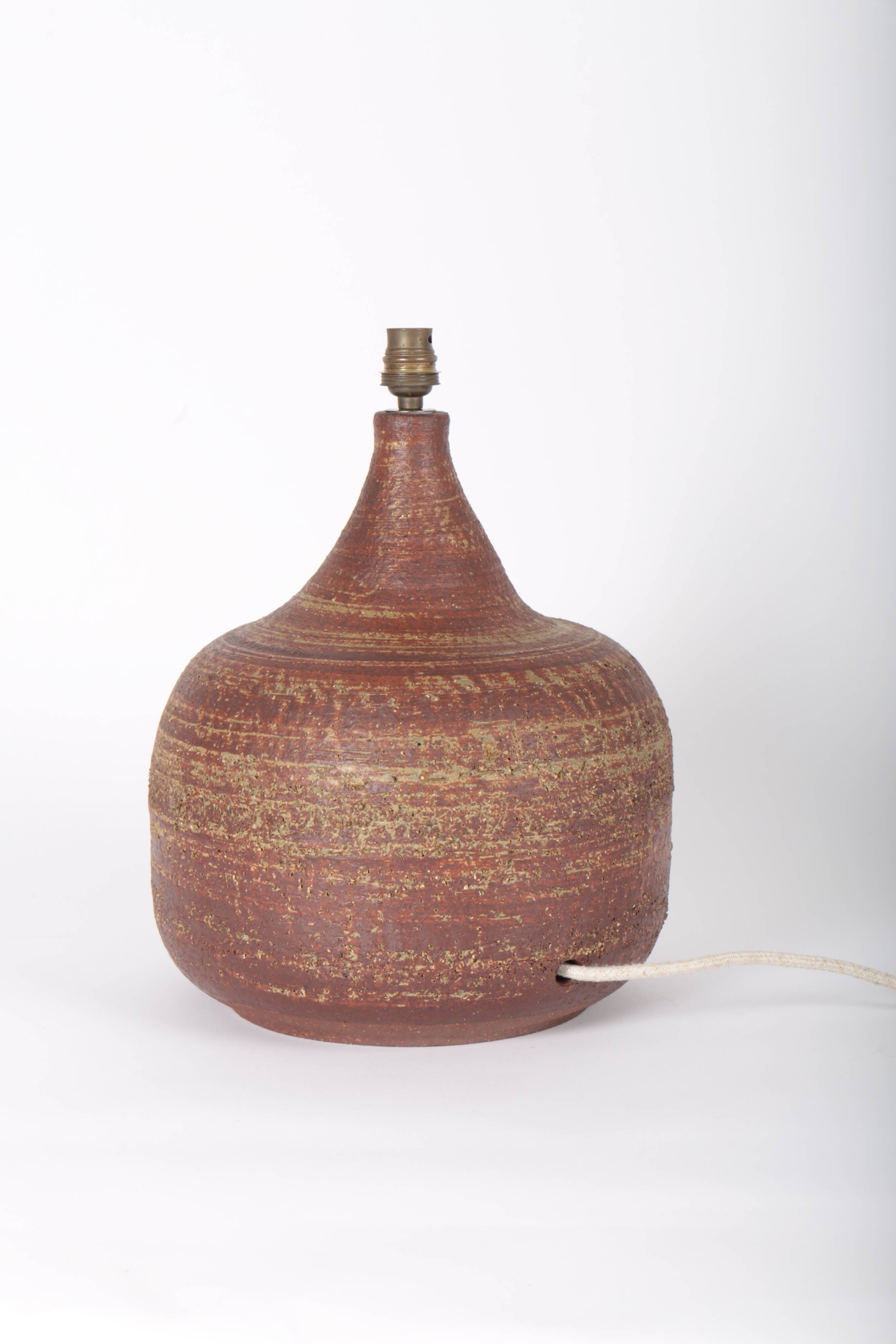 Lamp base by Jacques Pouchain - Atelier Dieulefit