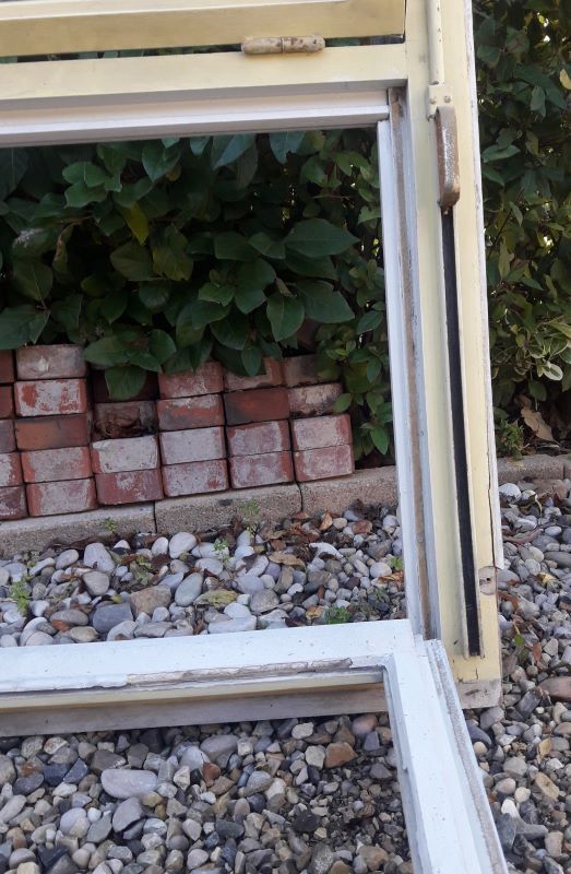 Wooden canopy 3 windows with bellows and abbatant