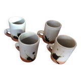 4 mugs Poterie de la Colombe