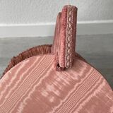 Vintage 80s velvet side table