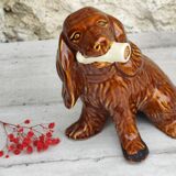 ceramic dog statue