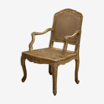 Charles francois normand, armchair of the regency period stamped xviiith