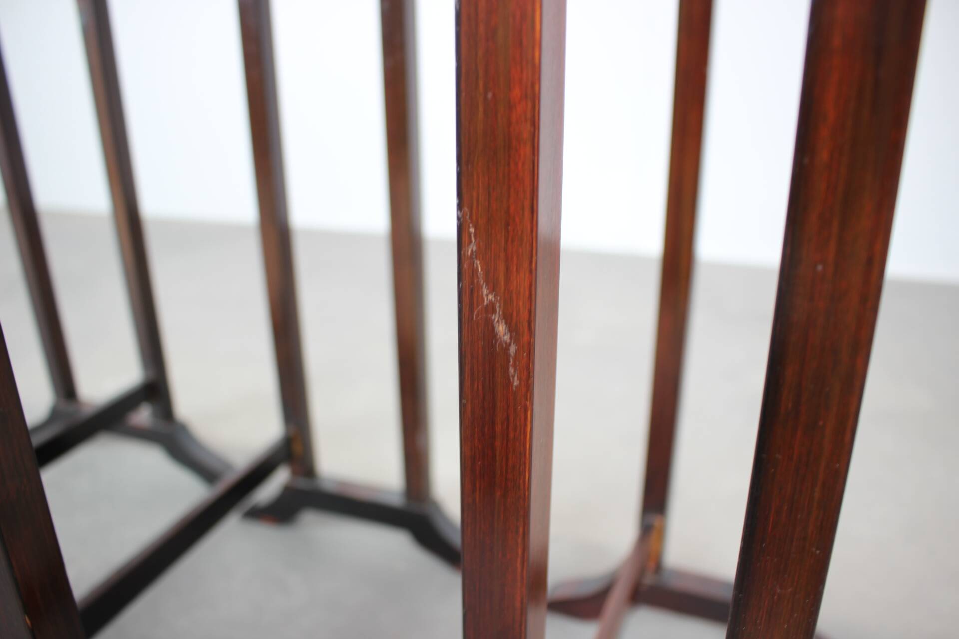 Art Deco Nesting Tables in Mahogany Veneer, 1930s, Czechoslovakia