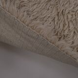 Vintage Natural Wool Turkish Tulu Rug
