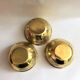 Set of 3 bowls in orient chiseled brass