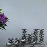 30 stainless steel cups 1970 Guy Degrenne