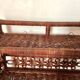 Vintage woven wicker shelf