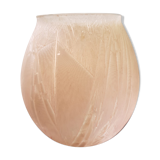 Old vase crystallry art st val glass rose decoration vintage