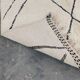 Traditional handmade beni ouarin rug size 150 x 250 cm