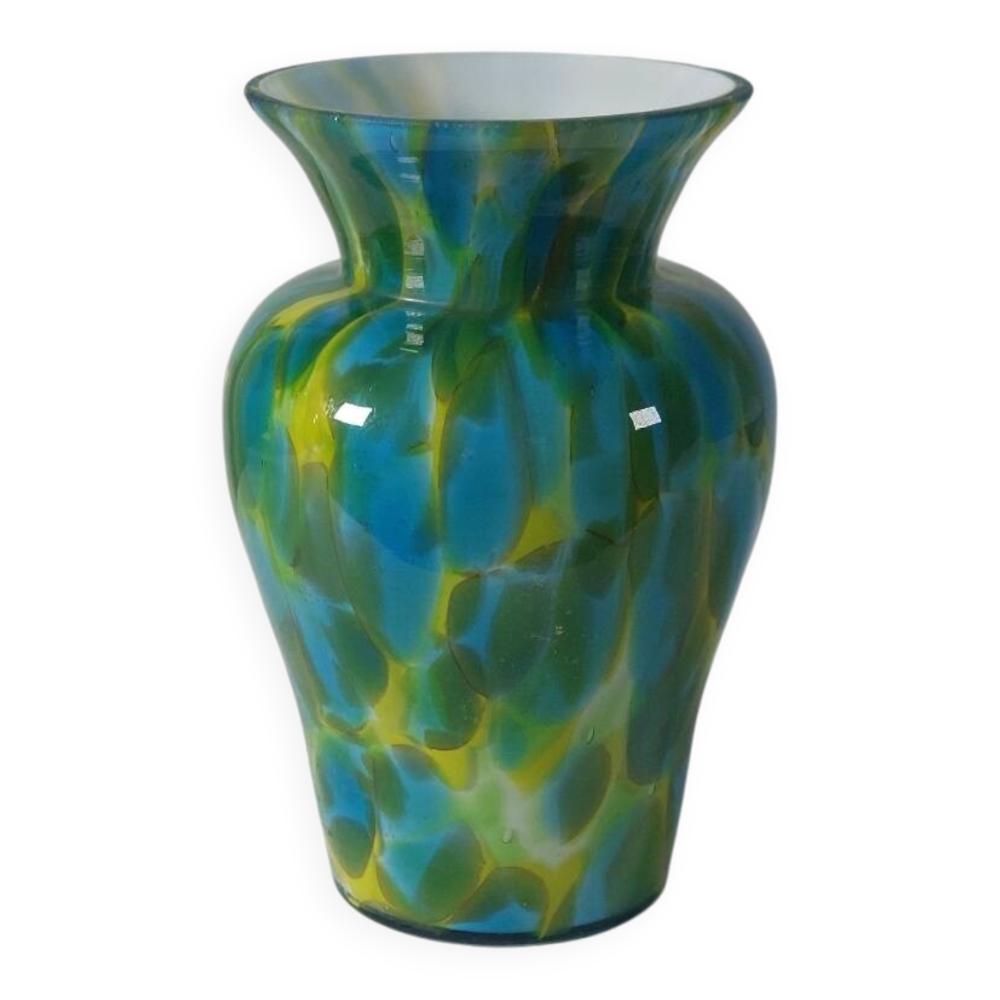 Small vintage Murano glass vase from the 1950s.