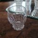 Set of 10 faceted glasses, pressed-molded glass, circa 1950–1960
