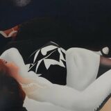 Arnaud D’HAUTERIVES: The Nap in a White Dress, original signed lithograph
