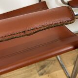 Set of 3 MG5 Grassi style armchairs from the 70s