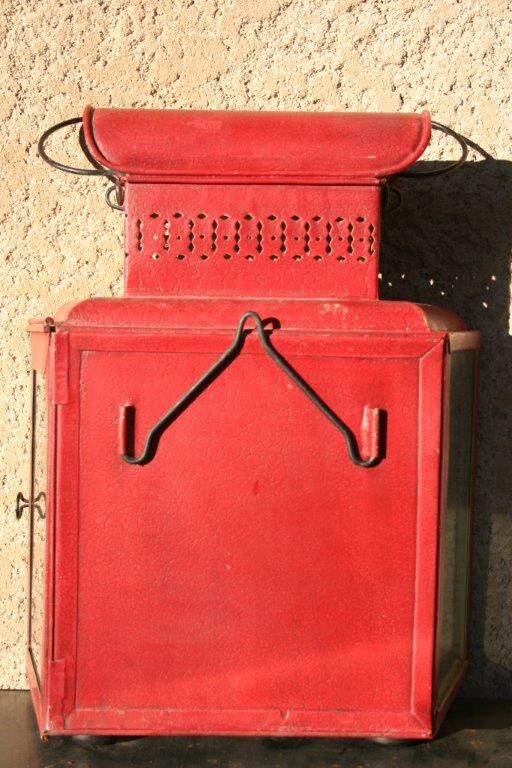 Painted sheet metal wall Lantern