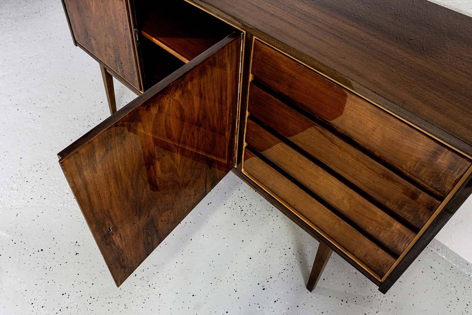 Vintage sideboard by S. Albracht by BZD, Poland, 1970s