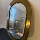 Antique gilded brass mirror (Egyptian craftsmanship)