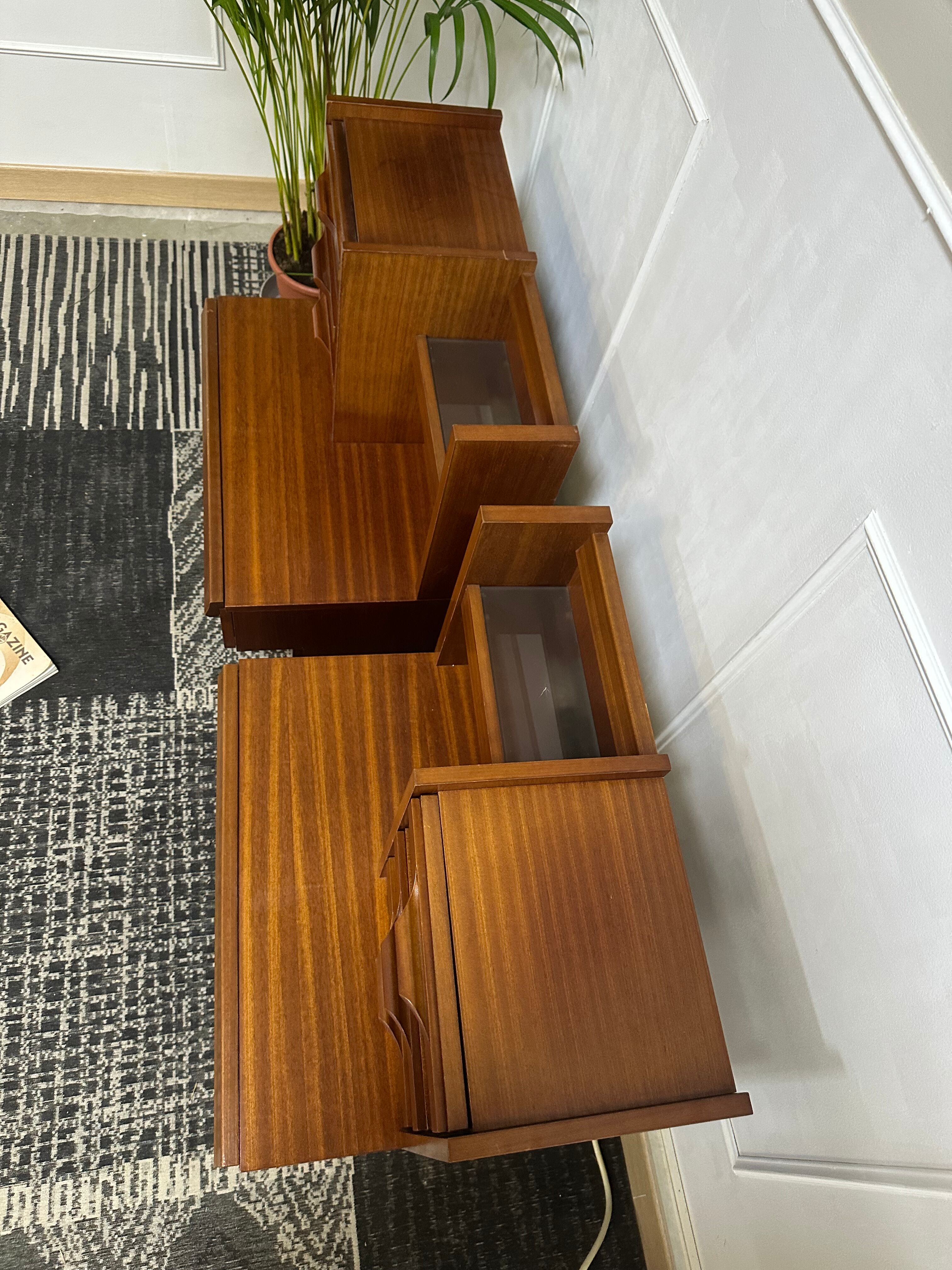 Scandinavian bedsides pair