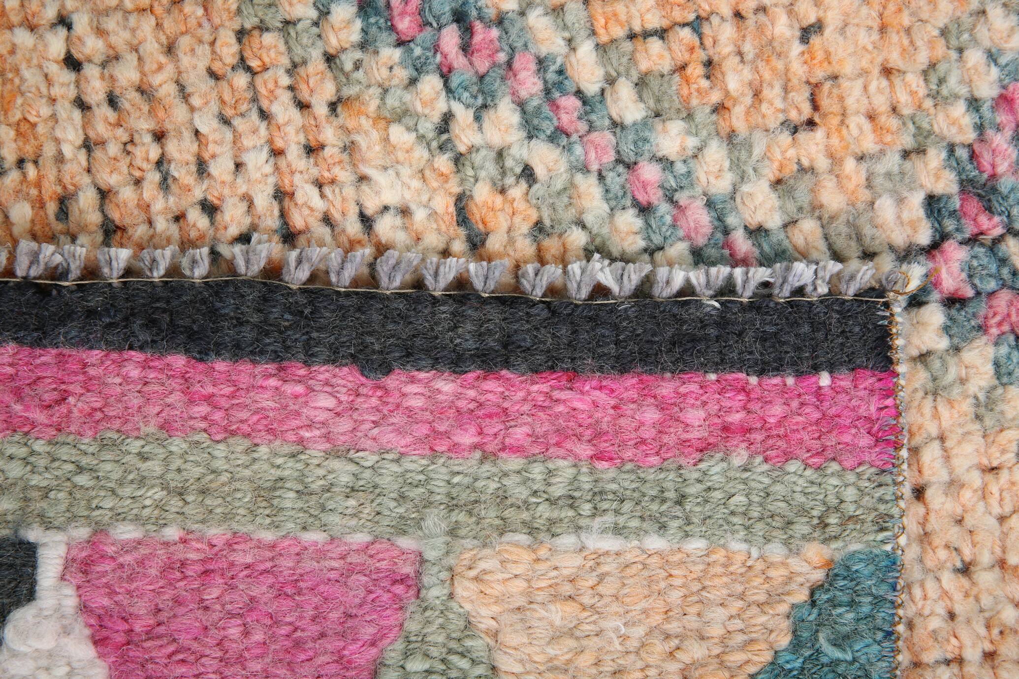 3x10 Light Orange Turkish Vintage Runner Rug, 92x294Cm