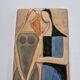 Rare Midcentury Ceramic Wall Sculpture Lovers, 1970s