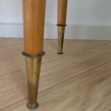 Coffee table with compass legs