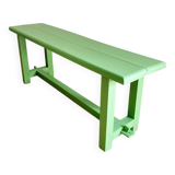 Old solid wood bench