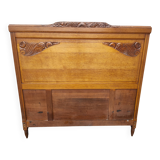 1930s headboard in solid oak