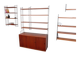 Nisse String shelf in teak, retro vintage style from the 60s-70s.