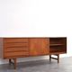 Buffet Hi-Fi en teck mi-siècle Ulvö par Erik Wørts pour Ikea, années 1960.