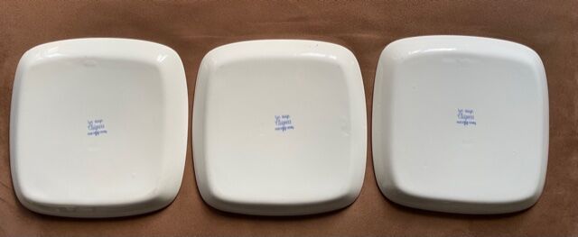 Trio d'assiettes Turi-Design vintage 1970