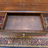 Solid wood desk pegged turned feet