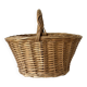 Woven wicker basket