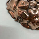 Set of 2 tinned copper cake molds
