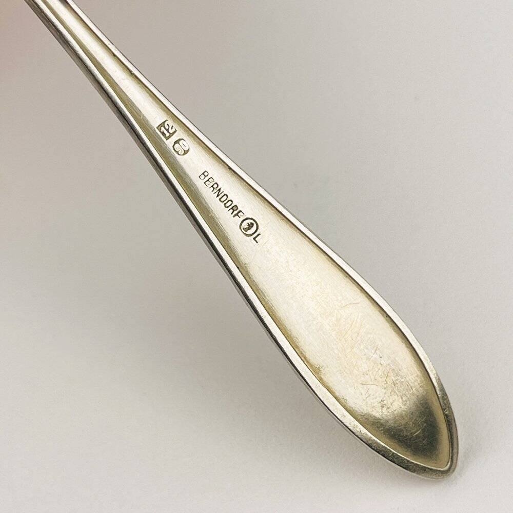 Silver tea spoons by Theodor Meyer Bern from Berndorf, 1920s, set of 6.