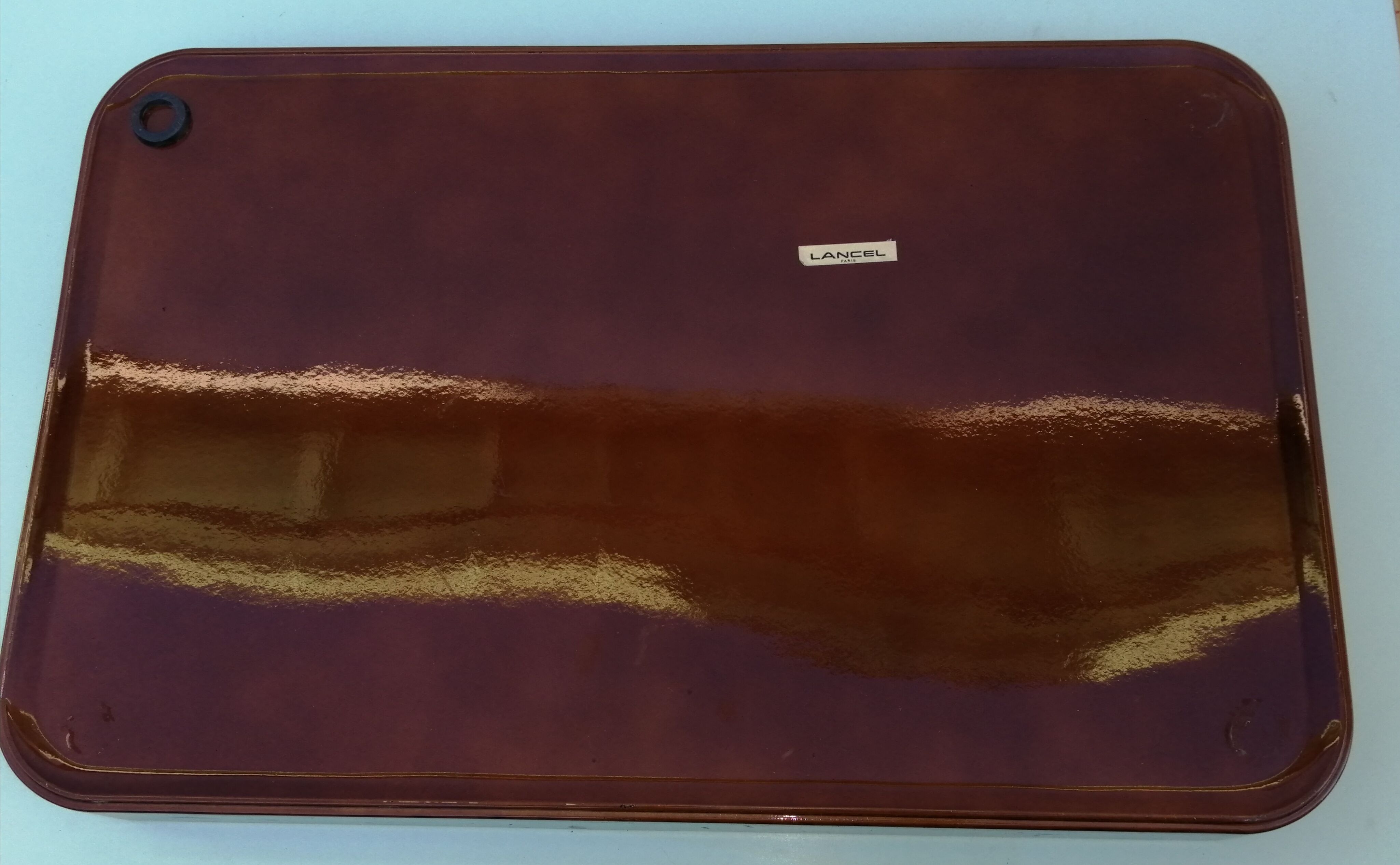 Lancel Paris serving tray vintage 1970