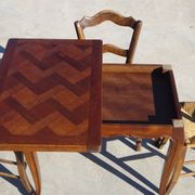 Table portefeuille en chêne