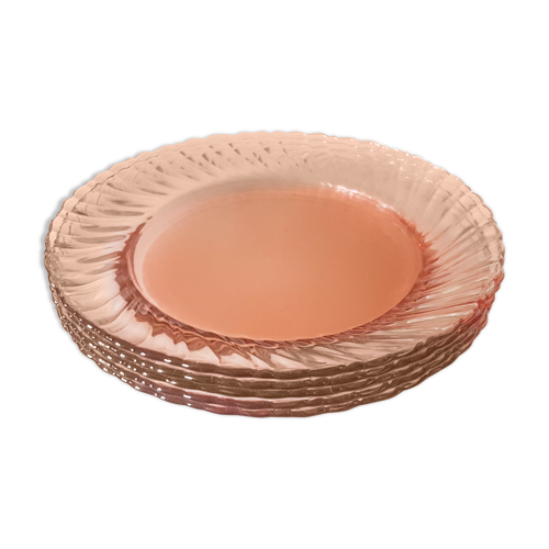 Lot 6 Large Plates Plates Pink Rosaline Service Arcoroc Luminarc Selency Lot 6 Large Plates Plates Pink Rosaline Service Arcoroc Luminarc Selency