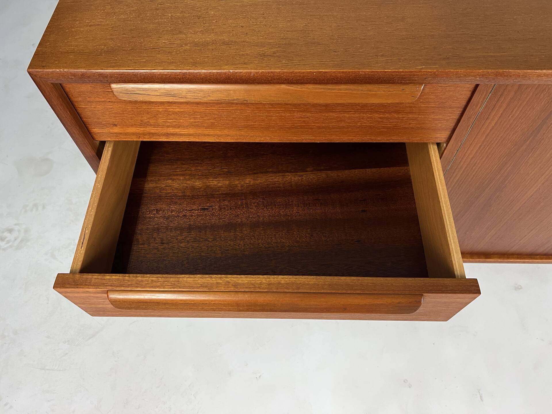 Mid-century teak sideboard by Georg Satink for WK Möbel 60s vintage