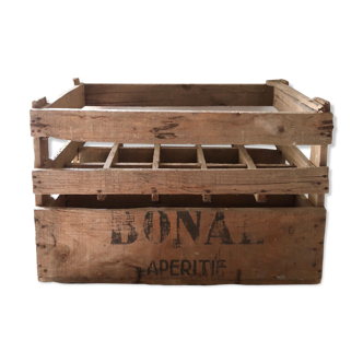 Caisse casiers à bouteilles en bois