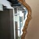 Golden wall mirror with gold leaf Deknudt - beveled ice - Louis XV style