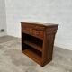 Late 19th century oak reception counter
