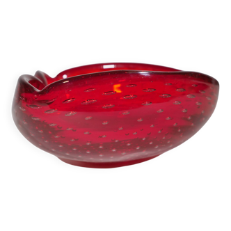 Carlo scarpa venini murano glass bowl