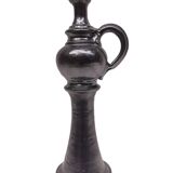 Grande aiguière / bougeoir, vase . céramique signée jean marais