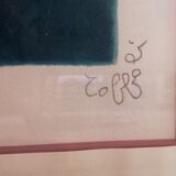 Lithography of Louis Toffoli "pink motherhood"